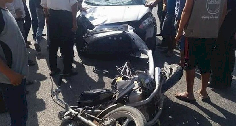 غزة: مصرع رضيع واصابة والدية بجروح خطيرة