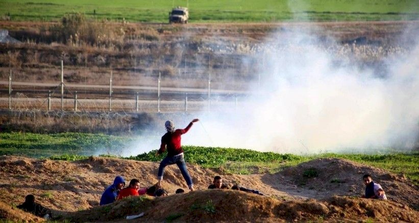 اصابات خلال مواجهات شمال قطاع غزة 