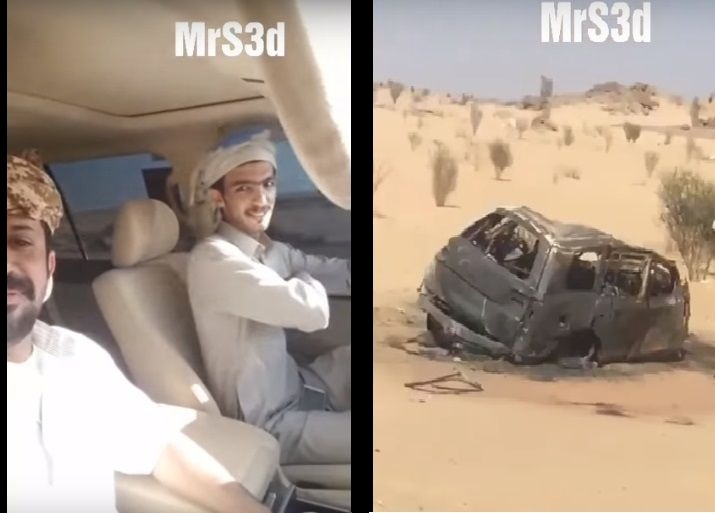 بالفيديو.. شابان يسجلان لحظة مصرعهما في حادث مروع