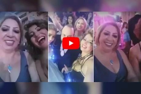 بالفيديو.. هكذا اشعلت نجمات سورية حفل زفاف المخرج فادي غازي