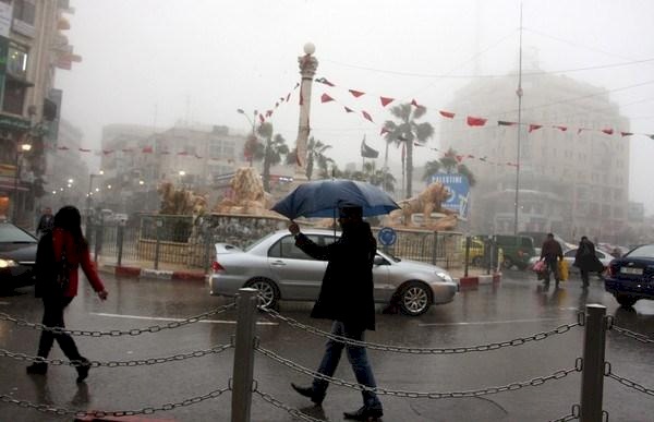 حالة الطقس: بدء هطول الأمطار منذ الظهيرة