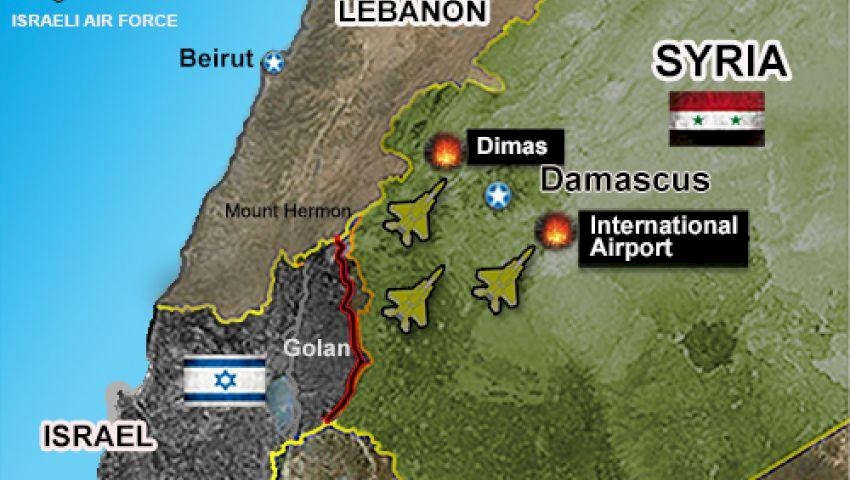 محدث/ الدفاعات السورية تتصدى للعدوان الاسرائيلي