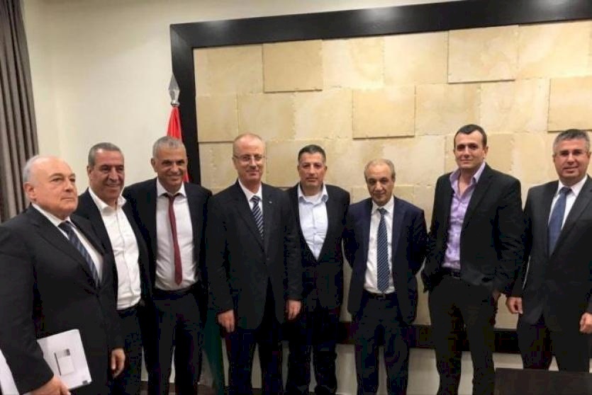 لقاء فلسطيني اسرائيلي برام الله