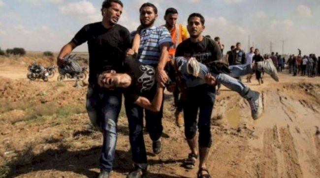 إصابة شاب برصاص الاحتلال شرق غزة