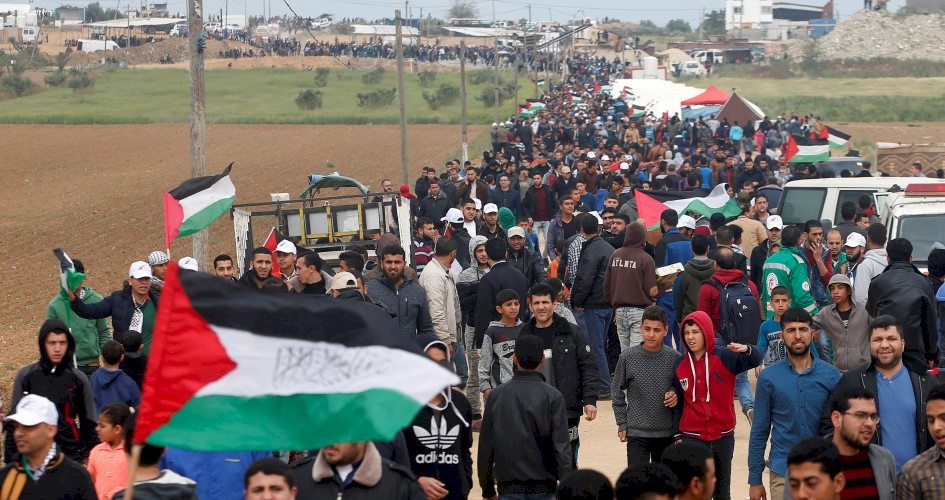 جمعة رفع علم فلسطين وحرق علم "اسرائيل"