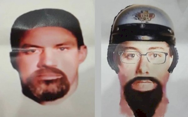  صورة تقريبية للمتهميْن بعملية اغتيال البطش