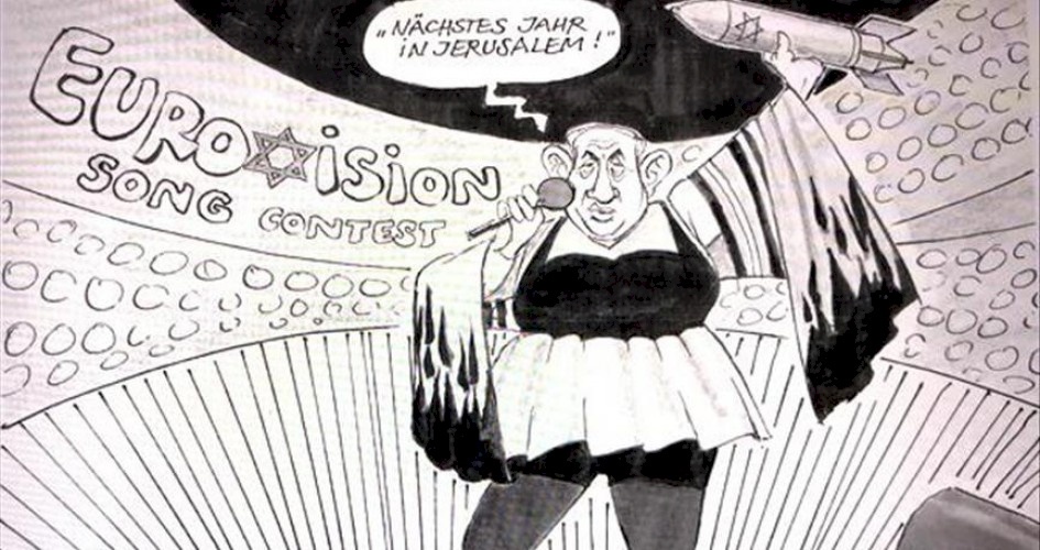 صحيفة ألمانية تفصل فنان كاريكاتور لرسم نتنياهو !
