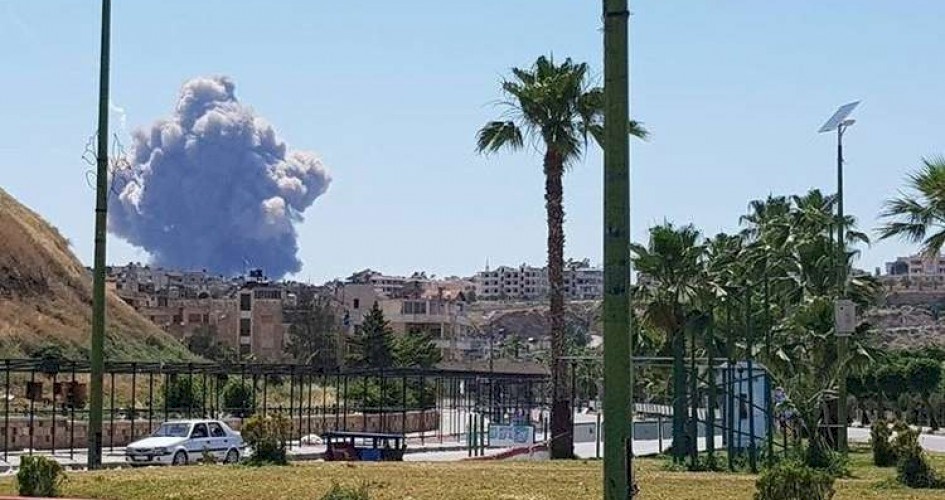 سوريا: انفجارات في محيط مطار حماة العسكري