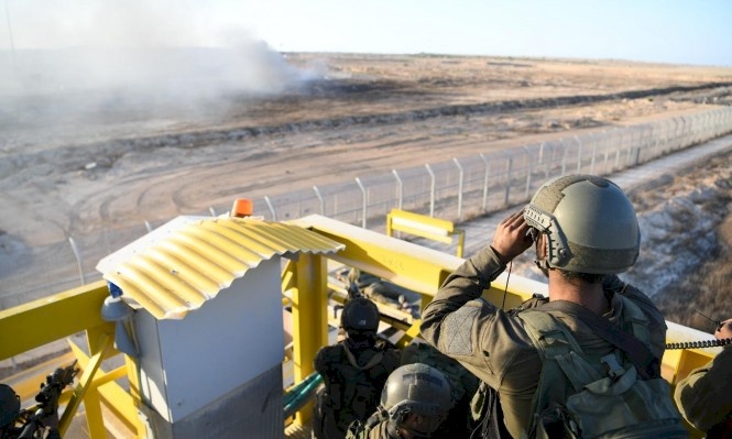 إضرام النيران ببرج عسكري والاحتلال يقصف مواقع بغزة