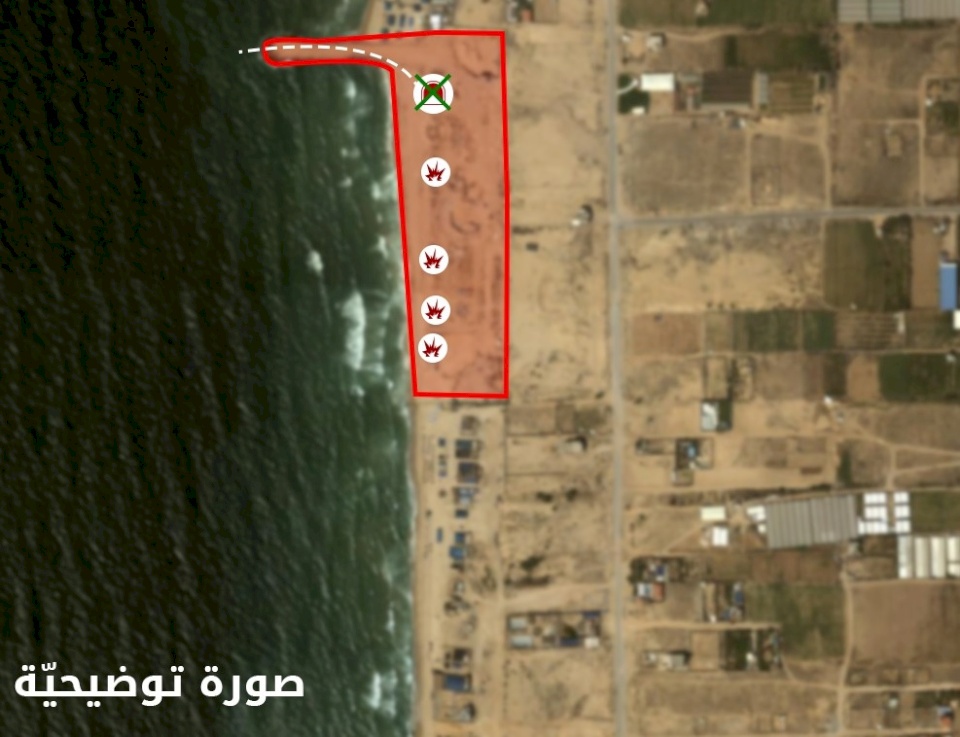 الاحتلال: قصفنا "نفقاً بحرياً" شمال القطاع