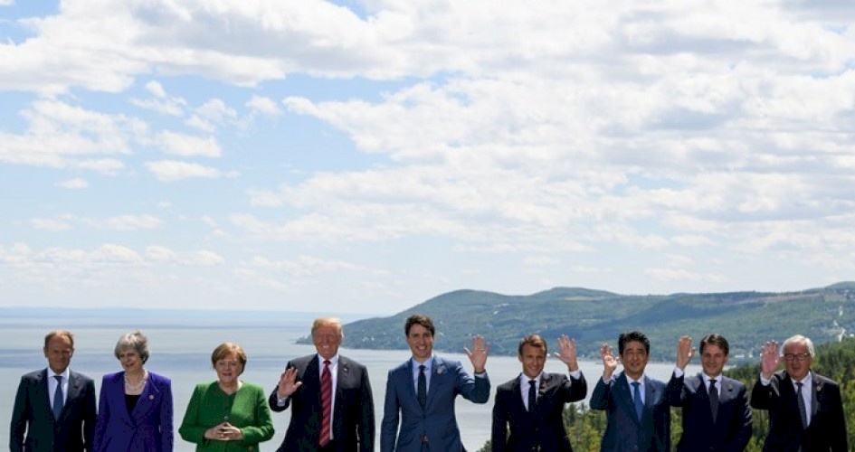 الصورة الأكثر إثارة للرأي العام في قمة G7
