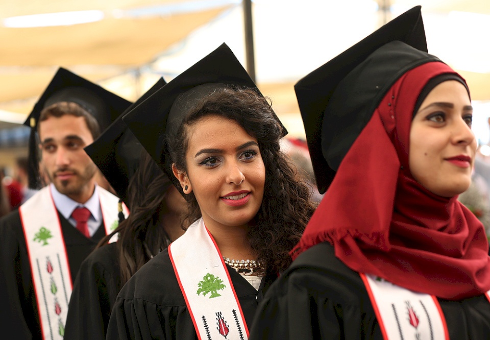 جامعة بيرزيت تختتم احتفالات تخريج الفوج الـ 43