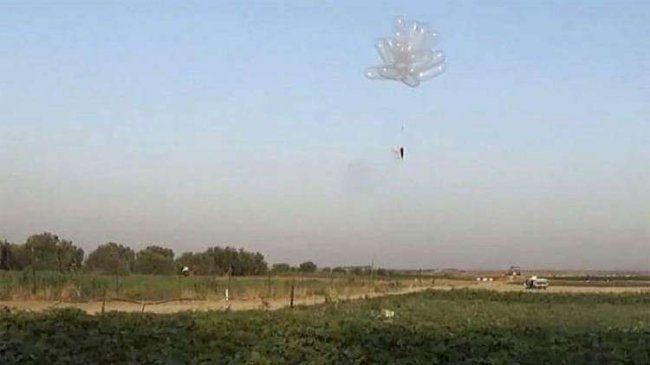 بالون حارق انطلق من غزة ووصل إلى القدس