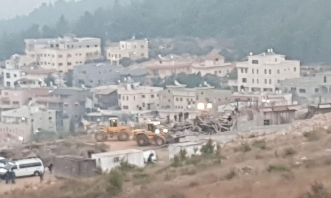 هدم 4 منازل في أم الفحم بالداخل المحتل