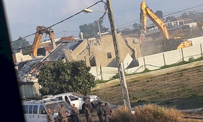 الداخل المحتل..هدم في مدينة قلنسوة