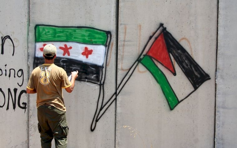 ارتياح فلسطيني للوضع في سوريا