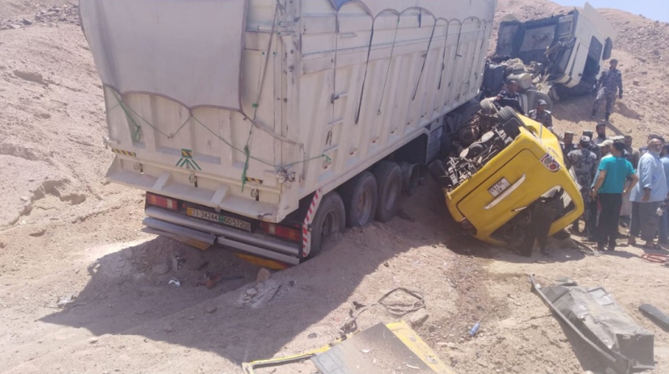 6 وفيات في حادث مروع بالاردن