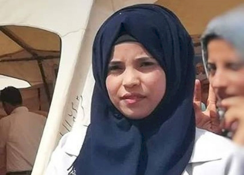 الطواقم الطبية تنقذ حياة المسعفة "أبو مسامح"