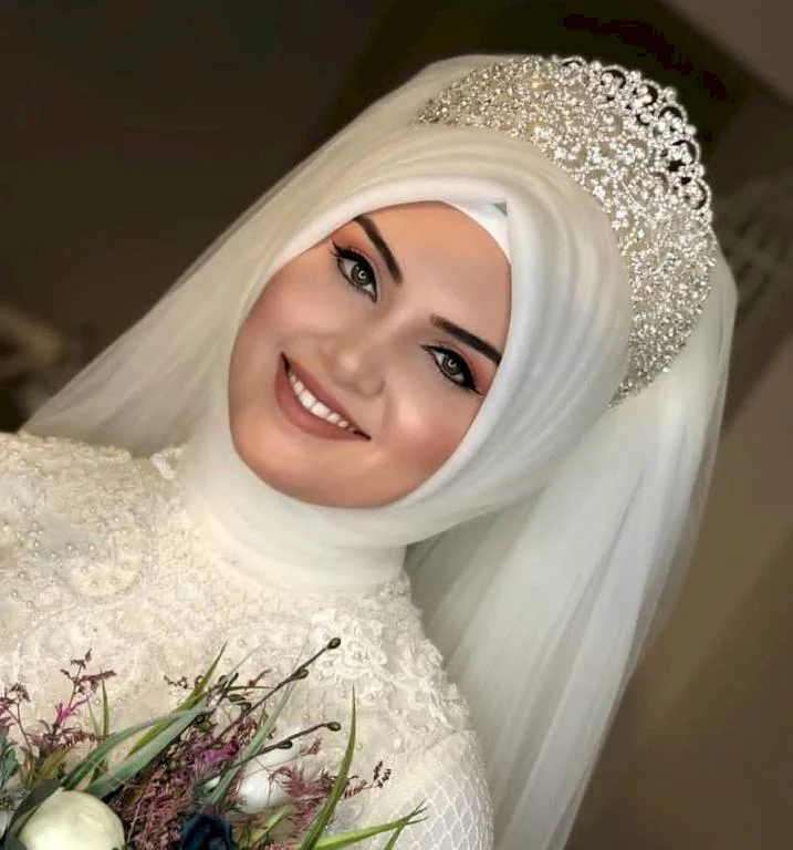 لفات طرح للعروس المحجبة