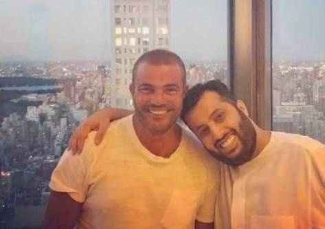 غضب على مواقع التواصل الإجتماعي بسبب صورة عمرو دياب وآل الشيخ