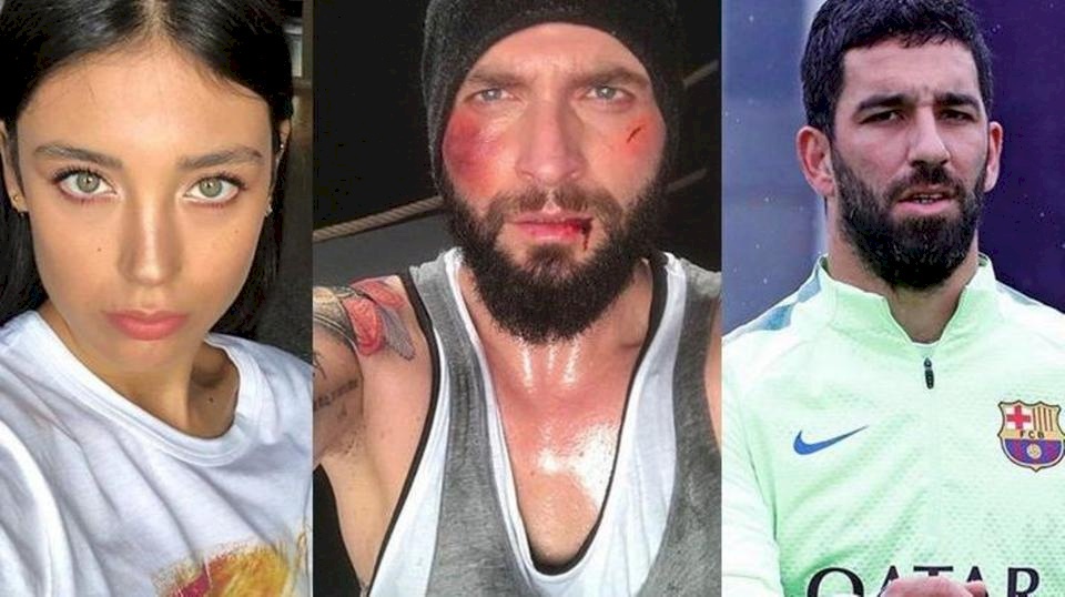 لاعب برشلونة يتحرش بامرأة.. ويكسر أنف زوجها
