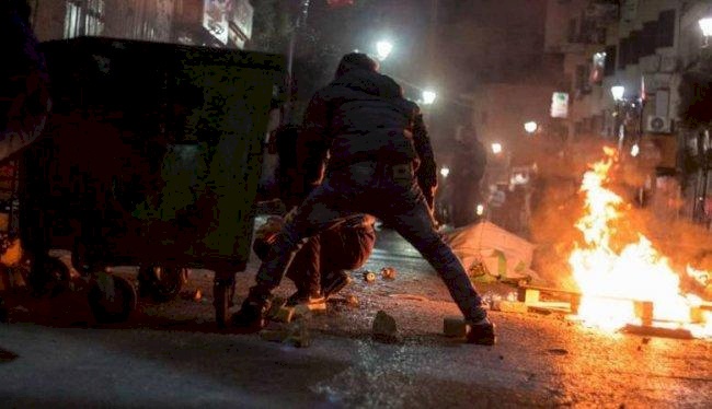 مواجهات عنيفة في رام الله ونابلس