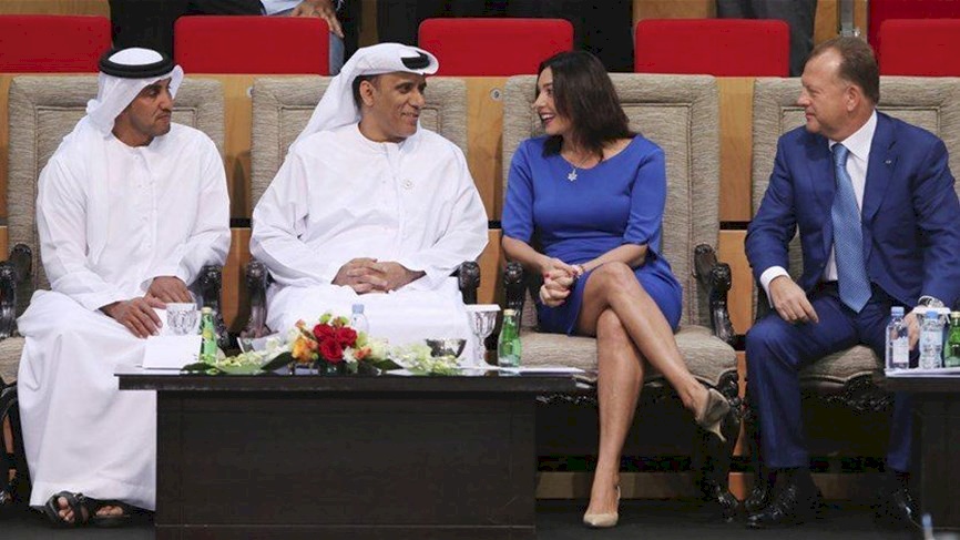 لأول مرة..نشيد "اسرائيل"يصدح في أبو ظبي وريغيف تذرف الدموع فرحا!