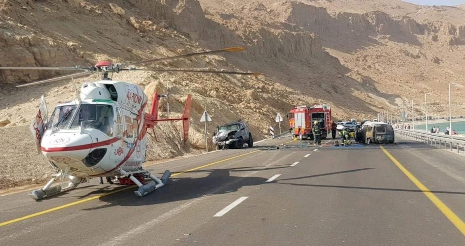 صور| 8 قتلى على الأقل في حادث سير قرب البحر الميّت