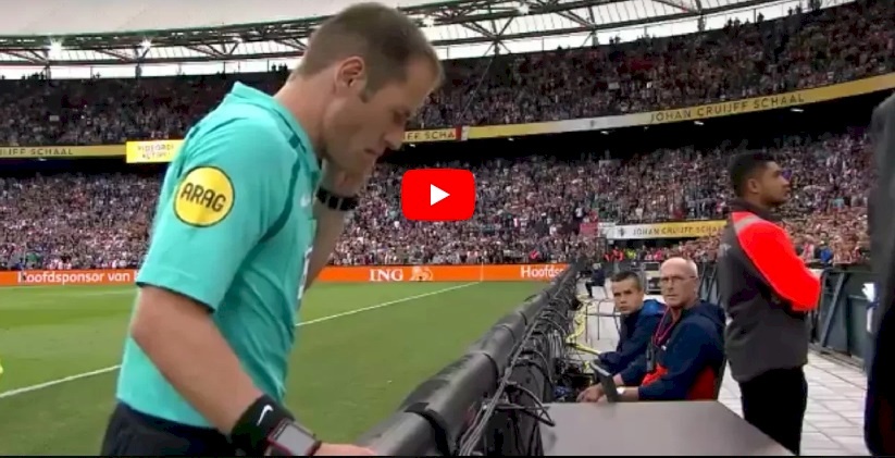 فيديو.. لقطة غريبة في كأس السوبر الهولندي