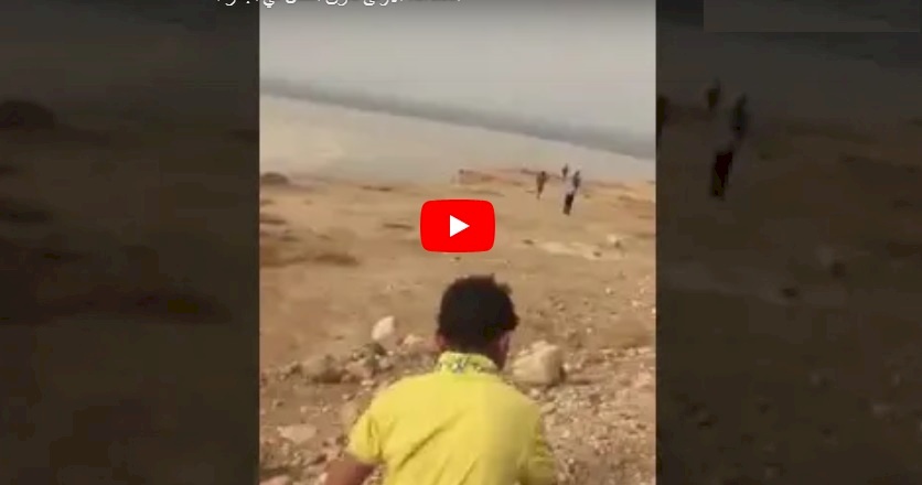 لأول مره .. شاهد اللحظات الأولى لكارثة السيول في البحر الميت