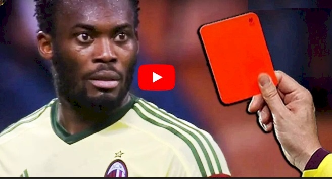 فيديو.. اطرف 10 بطاقات حمراء فى كرة القدم