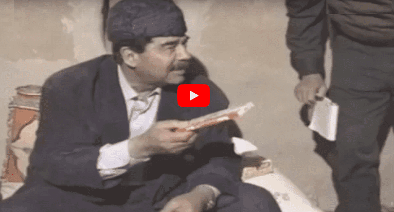 فيديو.. صدام حسين "يعود" إلى الأنبار