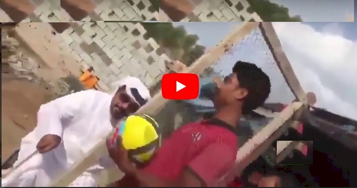 فيديو.. إماراتي يحتجز عمالا هنودا في أقفاص حيوانات 