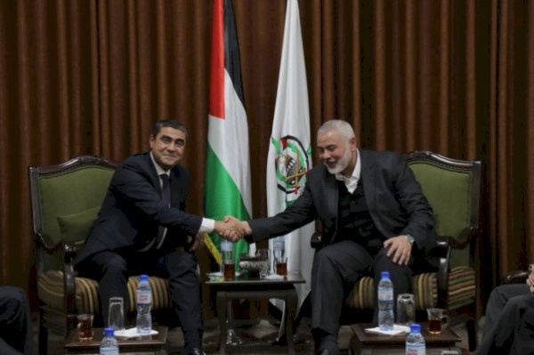      الوفد الأمني المصري يجتمع مع إسماعيل هنية