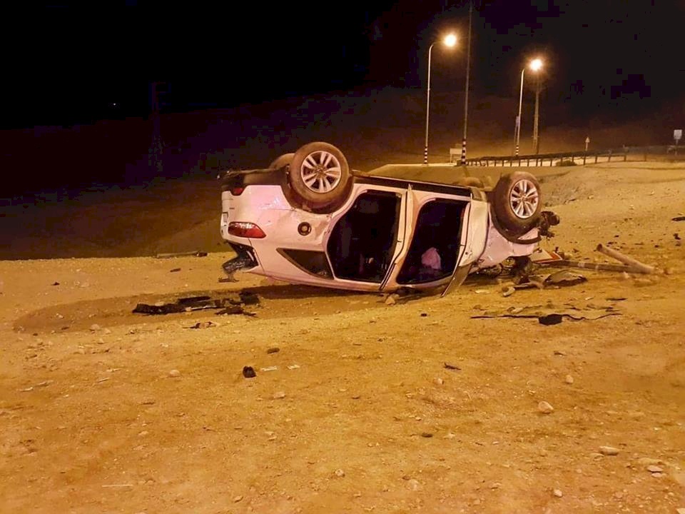اصابات في حادث سير قرب اريحا 