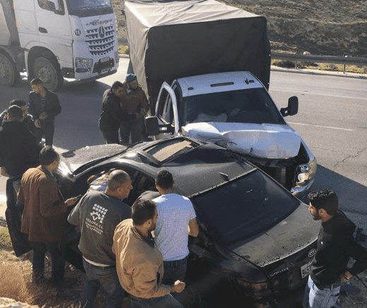 7 إصابات في حادث سير على طريق واد النار