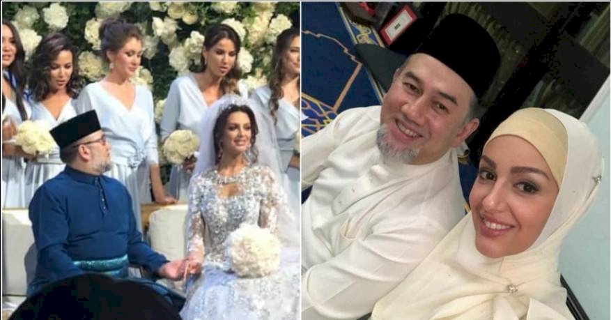 زواج ملك ماليزيا والحسناء الروسية على المحك