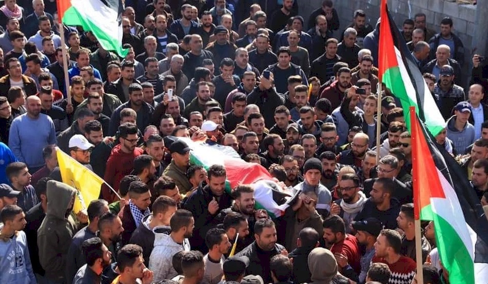 تشييع جثمان الشهيد العارضة في جنين