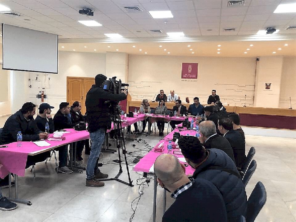 إجراء قرعة بطولة بنك فلسطين للمؤسسات
