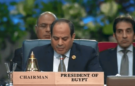 السيسي: القضية الفلسطينية تمثل قضية العرب المركزية الأولى