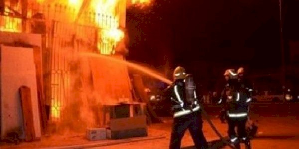 أنفجار داخل مبنى سكني في غزة