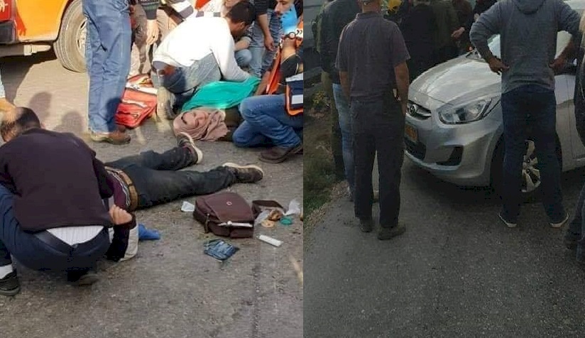 بالفيديو: اصابات في حادث سير مروع غرب الخليل 