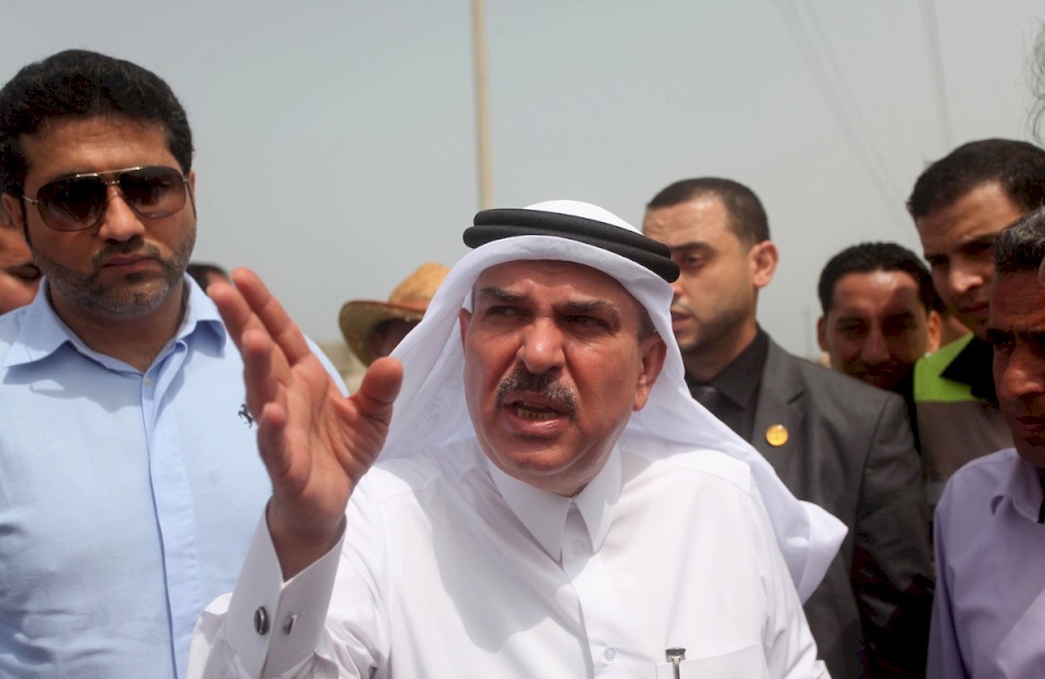 السفير العمادي يصل غزة