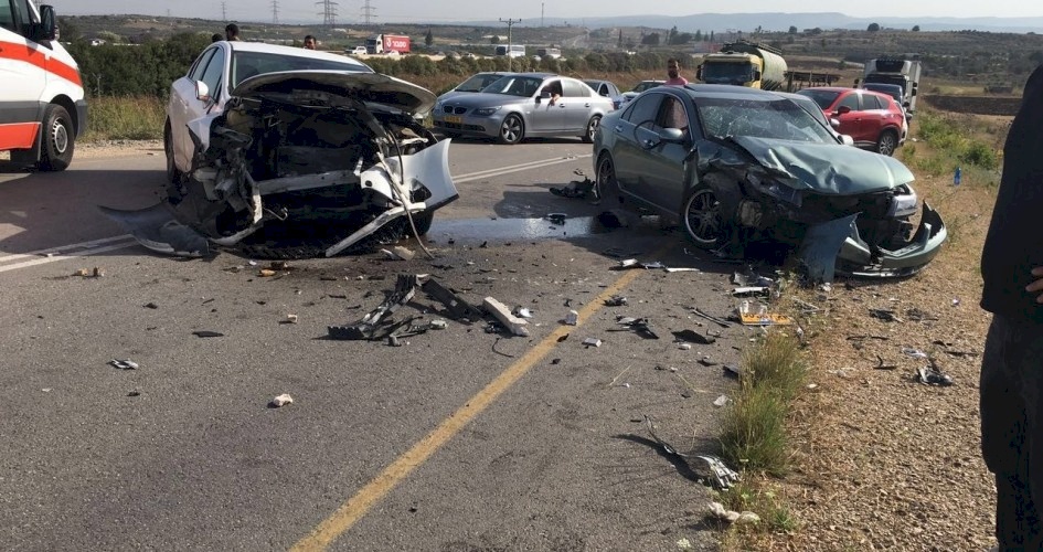  4 اصابات بينها خطيرة بحادث سير غرب رام الله