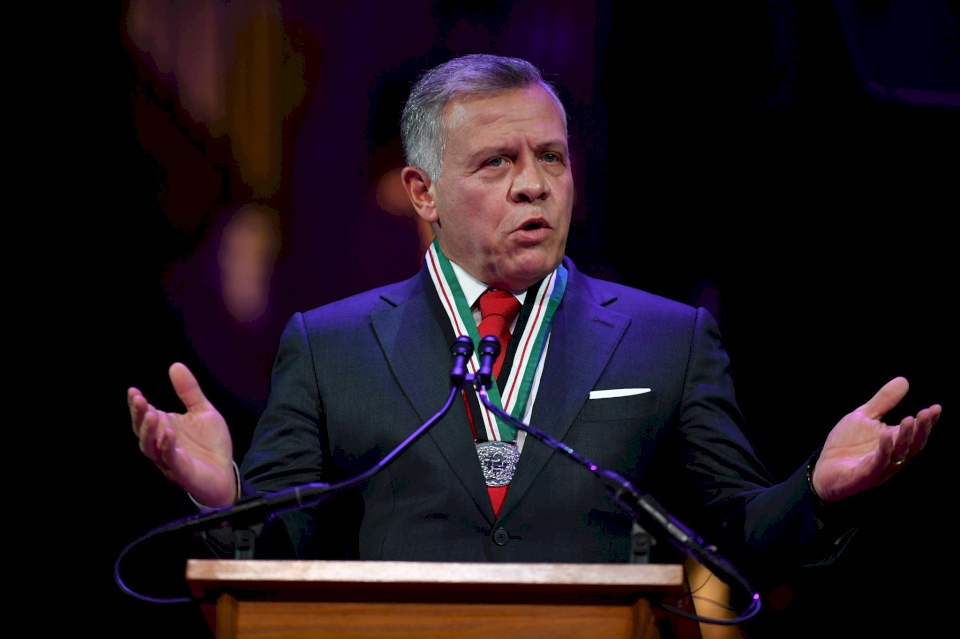 الملك عبدالله: نأمل قيام دولة فلسطين