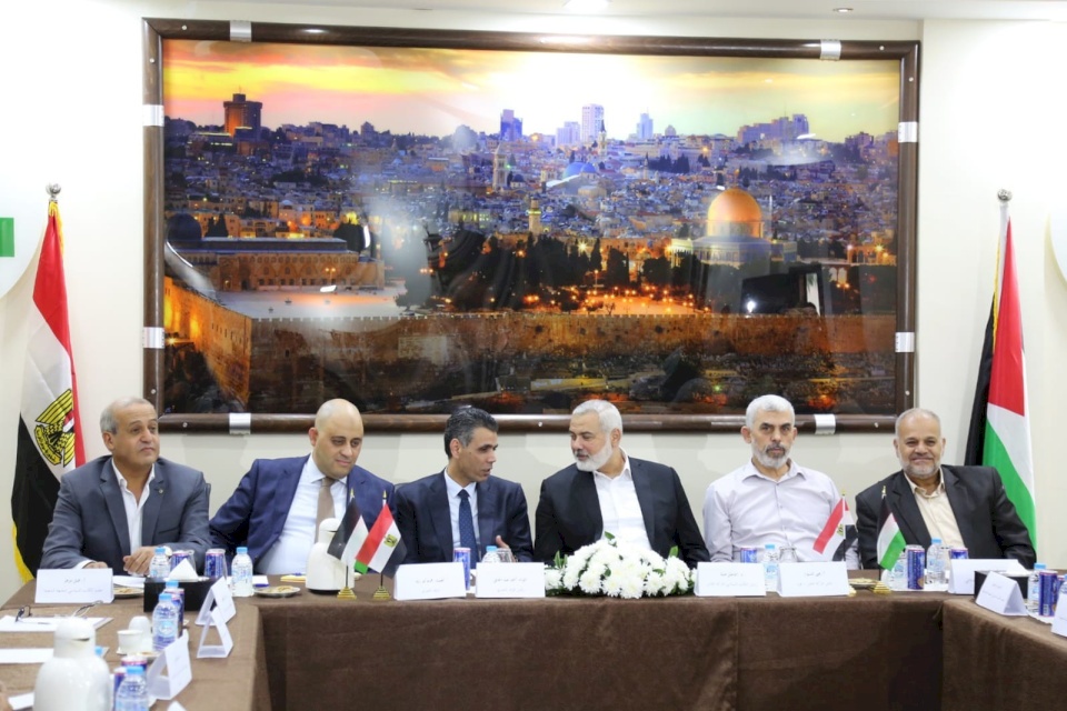 انتهاء اجتماع الوفد الامني المصري مع الفصائل في غزة