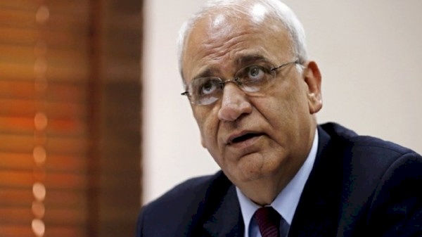  عريقات: لا يوجد شريك أميركي ولا إسرائيلي لعملية السلام