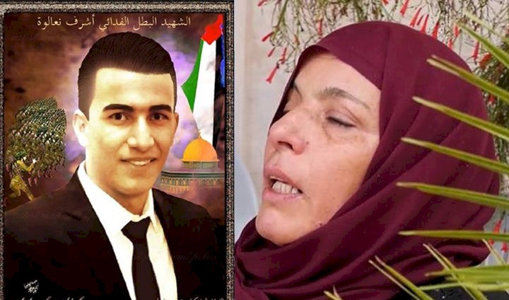 لأنها لم تبلغ عنه...محكمة الاحتلال تُدين أم الشهيد أشرف نعالوة
