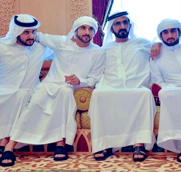  زواج 3 من أبناء حاكم دبي وصورة تشعل مواقع التواصل