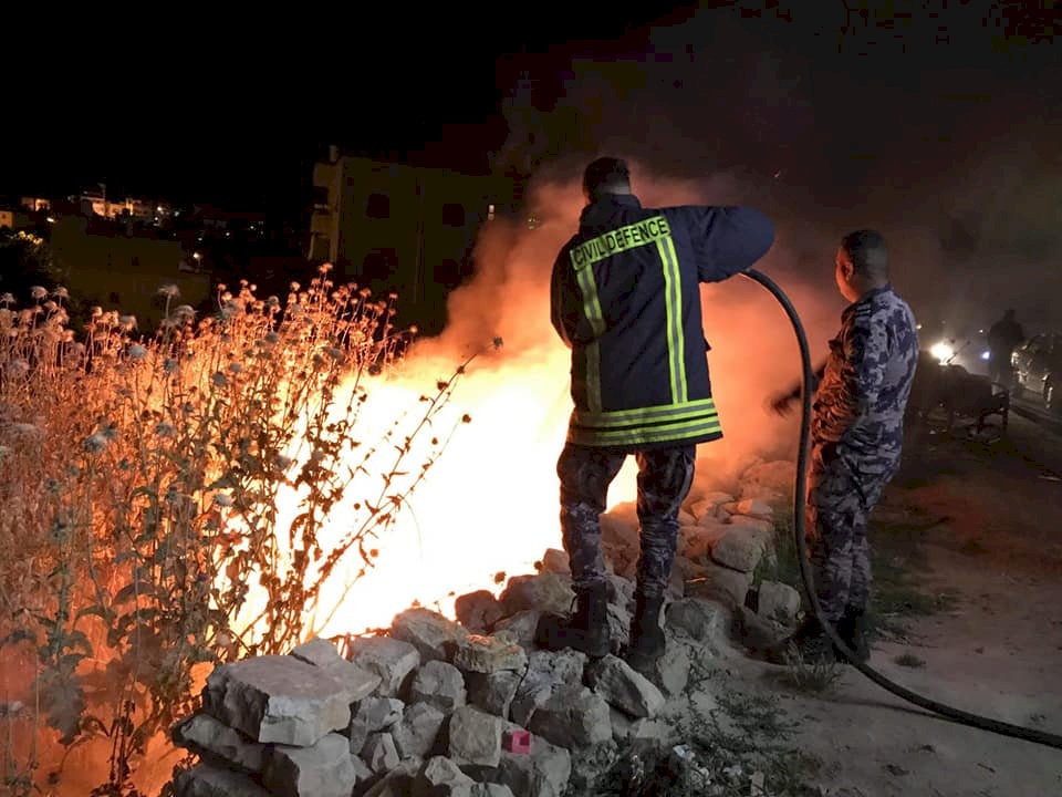 حصيلة الحرائق بالضفة بسبب موجة الحر